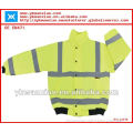 fluorescent jacket with high visibility,fluorescent jacket with zipper,fluorescent yellow jacket with snap button